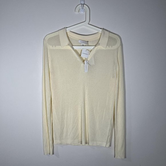 Club Monaco Yellow Knit Top - Picture 7 of 8